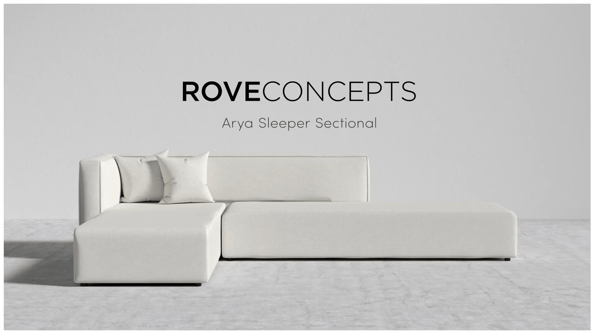 Arya Sleeper Sectional Rove Concepts